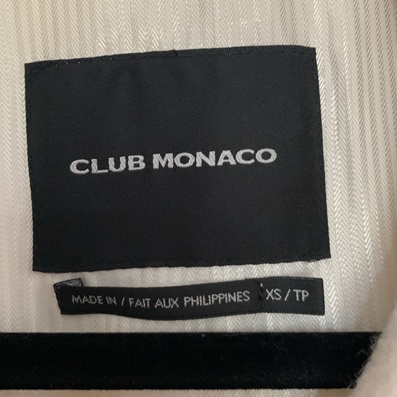 Club Monaco Cream Peacoat - Picture 3 of 3